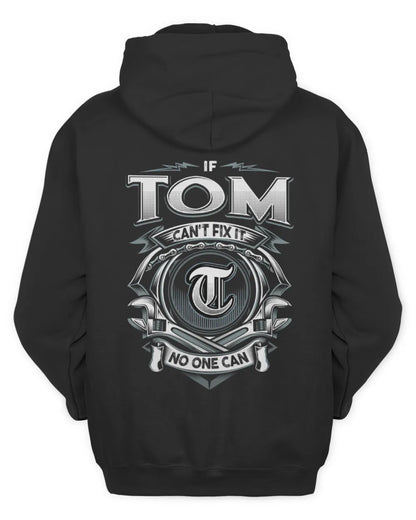 TOM AP81-K4-626 - Personalized Ahmed Quote Apparel “If Ahmed Can't Fix It, No One Can” - Unisex Hoodie - Black