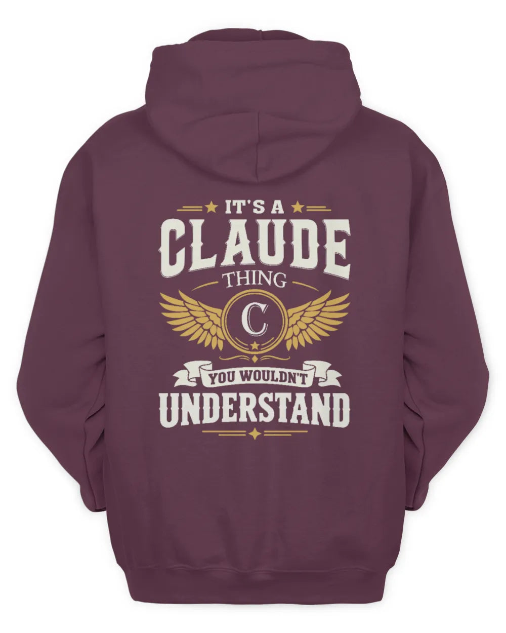 CLAUDE KT06-M008 It’s a [NAME] Thing – You Wouldn’t Understand | Personalized Vintage T-Shirt - Unisex Hoodie - Maroon