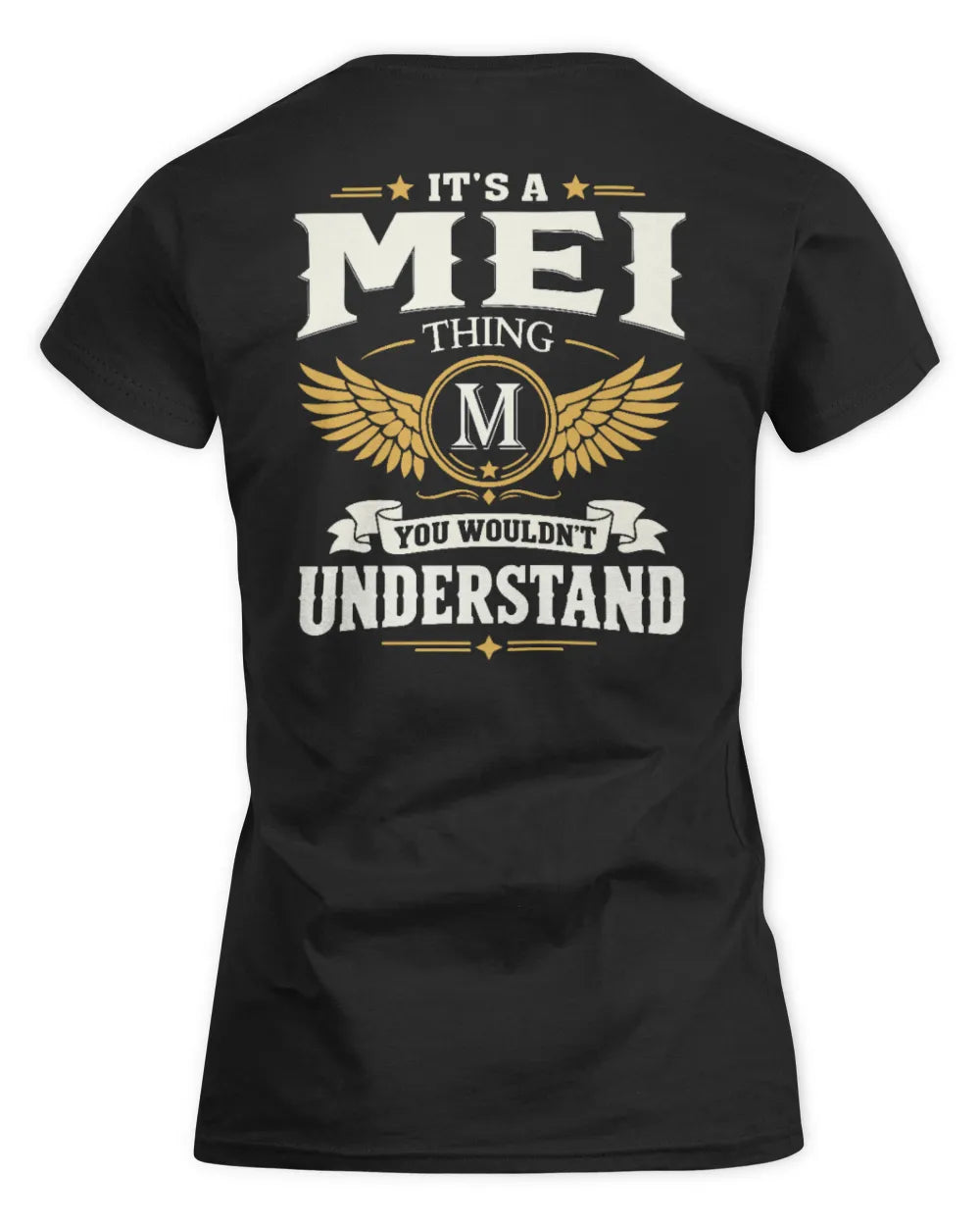 MEI KT06-M008 It’s a [NAME] Thing – You Wouldn’t Understand | Personalized Vintage T-Shirt - Women's Standard T-Shirt - Black
