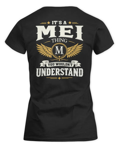 MEI KT06-M008 It’s a [NAME] Thing – You Wouldn’t Understand | Personalized Vintage T-Shirt - Women's Standard T-Shirt - Black