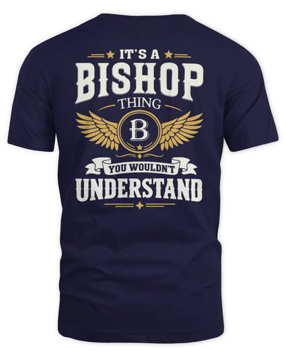BISHOP KT06-M008 It’s a [NAME] Thing – You Wouldn’t Understand | Personalized Vintage T-Shirt - Unisex Standard T-Shirt - Navy