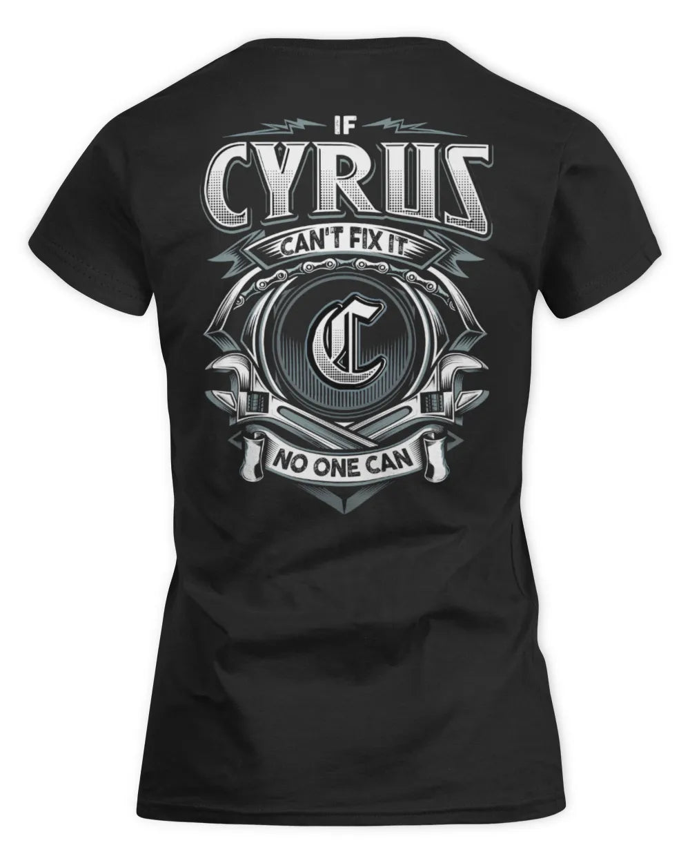 CYRUS AP81-K4-626 - Personalized Ahmed Quote Apparel “If Ahmed Can't Fix It, No One Can” - Women's Standard T-Shirt - Black