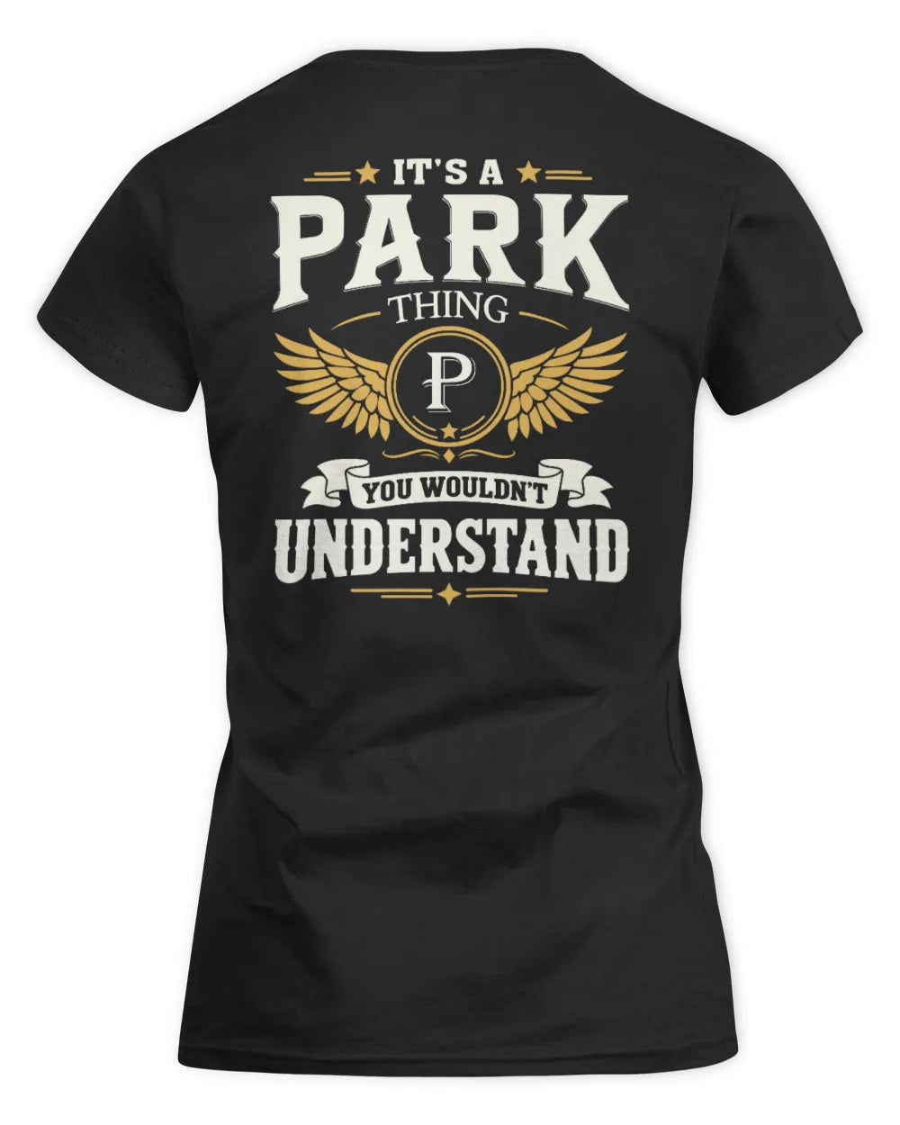 PARK KT06-M008 It’s a [NAME] Thing – You Wouldn’t Understand | Personalized Vintage T-Shirt - Women's Standard T-Shirt - Black
