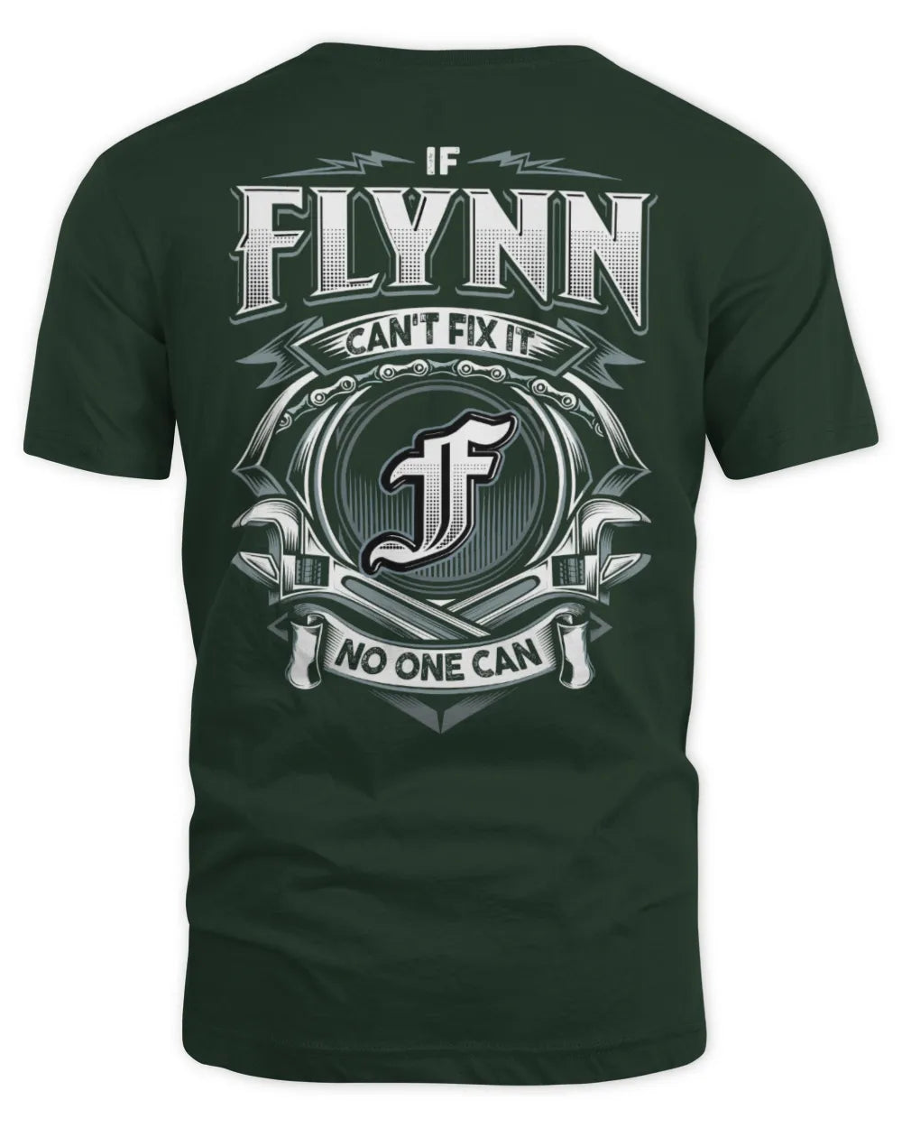 FLYNN AP81-K4-626 - Personalized Ahmed Quote Apparel “If Ahmed Can't Fix It, No One Can” - Unisex Standard T-Shirt - Forest Green