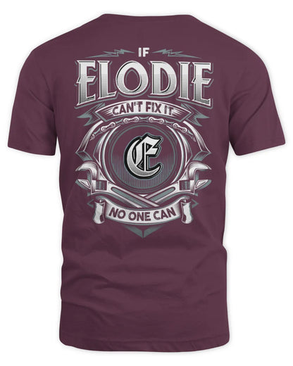 ELODIE AP81-K4-626 - Personalized Ahmed Quote Apparel “If Ahmed Can't Fix It, No One Can” - Unisex Standard T-Shirt - Maroon