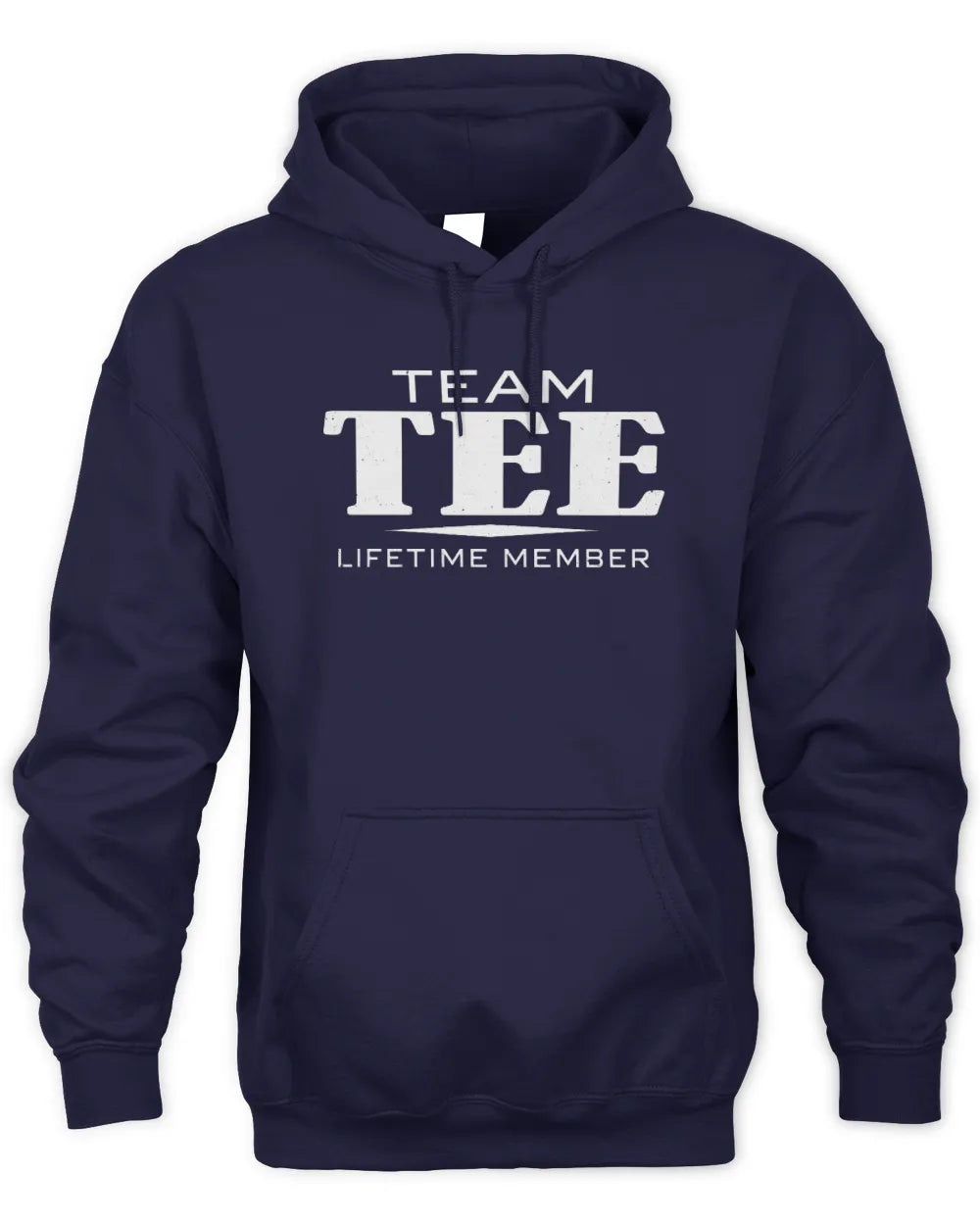 TEE BL62-K4-128 - Personalized “Team NAME Lifetime Member” - Unisex Hoodie - Navy