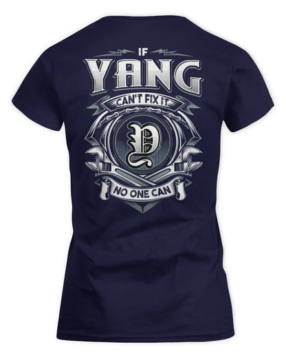 YANG AP81-K4-626 - Personalized Ahmed Quote Apparel “If Ahmed Can't Fix It, No One Can” - Women's Standard T-Shirt - Navy