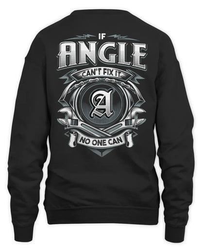 ANGLE AP81-K4-626 - Personalized Ahmed Quote Apparel “If Ahmed Can't Fix It, No One Can” - Unisex Sweatshirt - Black