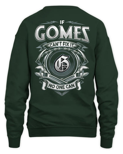 GOMES AP81-K4-626 - Personalized Ahmed Quote Apparel “If Ahmed Can't Fix It, No One Can” - Unisex Sweatshirt - Forest Green