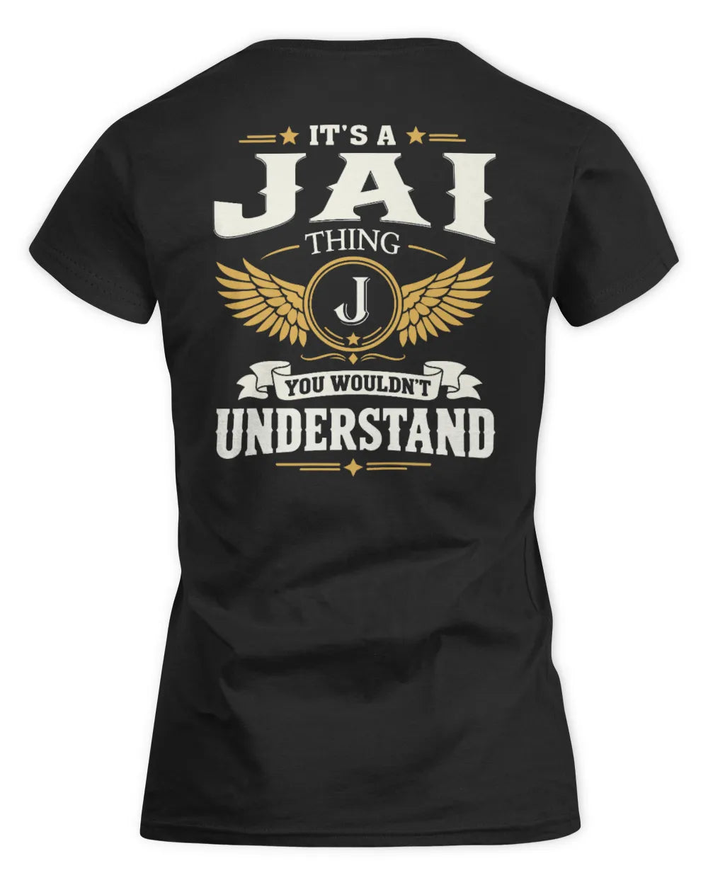 JAI KT06-M008 It’s a [NAME] Thing – You Wouldn’t Understand | Personalized Vintage T-Shirt - Women's Standard T-Shirt - Black