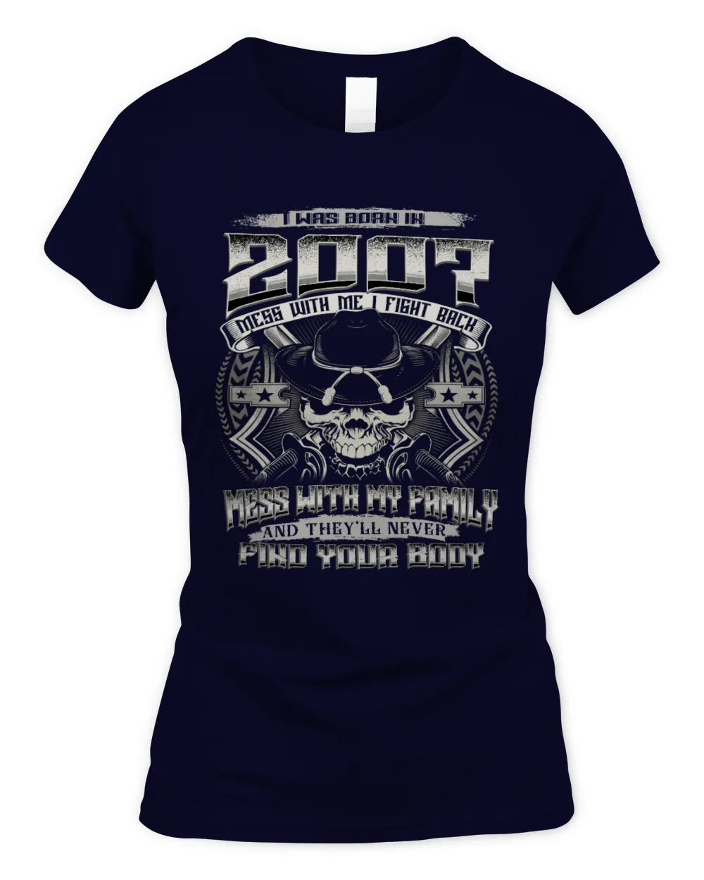 2007 HH89-K2 – Protective Family Quote T-Shirt - Women's Standard T-Shirt - Navy