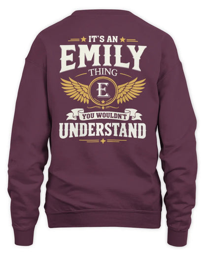 EMILY KT06-M008 It’s a [NAME] Thing – You Wouldn’t Understand | Personalized Vintage T-Shirt - Unisex Sweatshirt - Maroon