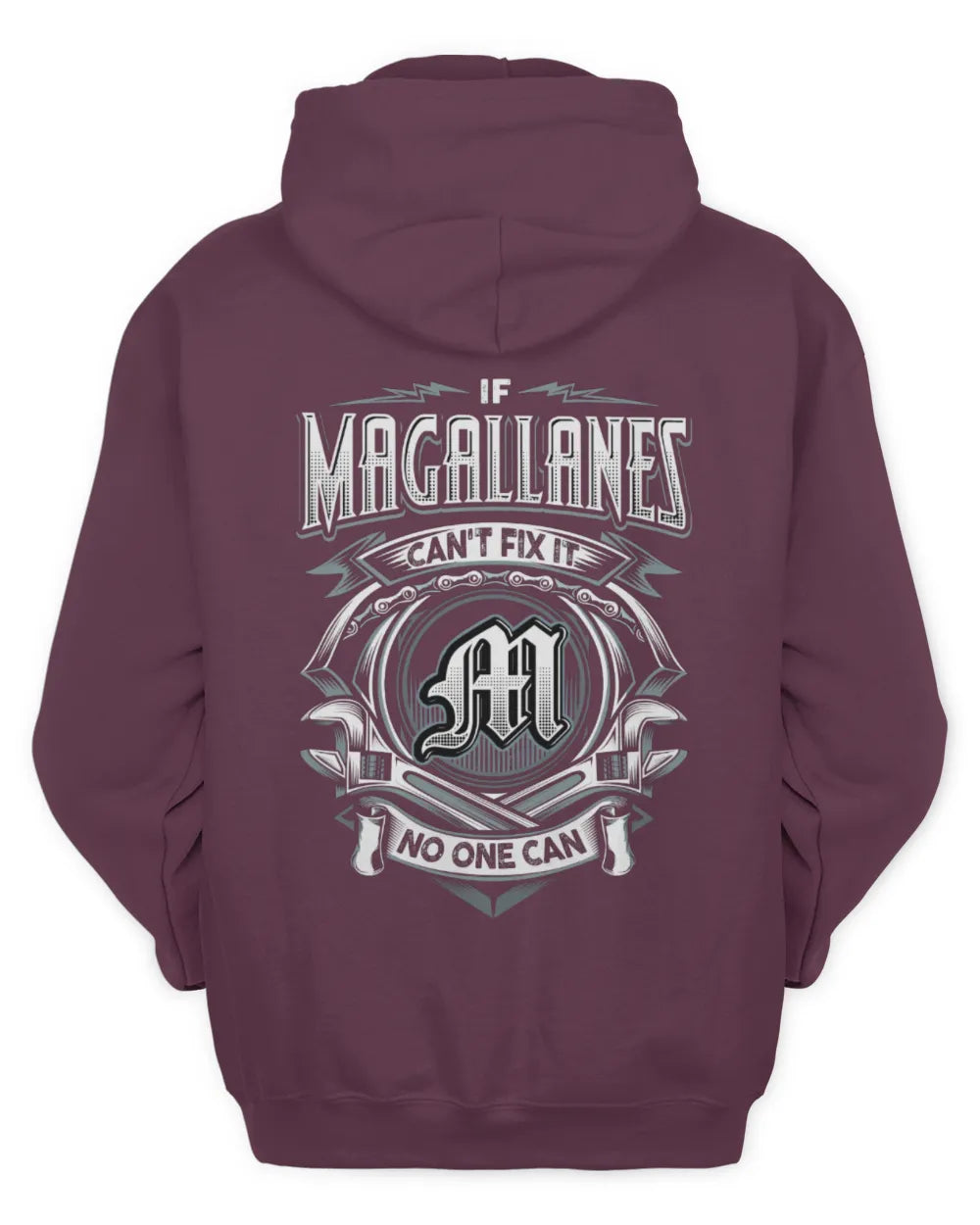 MAGALLANES AP81-K4-626 - Personalized Ahmed Quote Apparel “If Ahmed Can't Fix It, No One Can” - Unisex Hoodie - Maroon