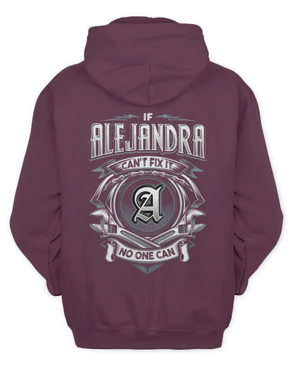 ALEJANDRA AP81-K4-626 - Personalized Ahmed Quote Apparel “If Ahmed Can't Fix It, No One Can” - Unisex Hoodie - Maroon