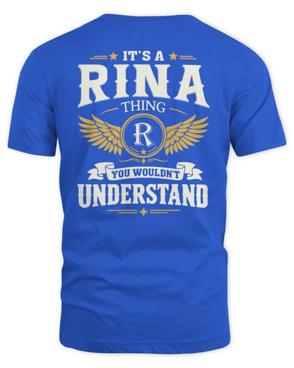 RINA KT06-M008 It’s a [NAME] Thing – You Wouldn’t Understand | Personalized Vintage T-Shirt - Unisex Standard T-Shirt - Royal