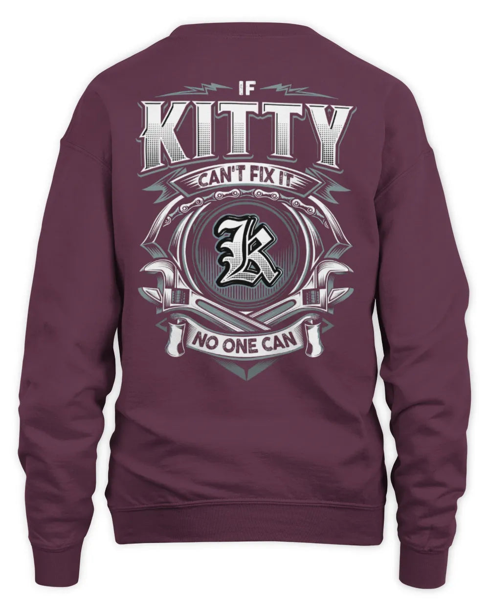 KITTY AP81-K4-626 - Personalized Ahmed Quote Apparel “If Ahmed Can't Fix It, No One Can” - Unisex Sweatshirt - Maroon