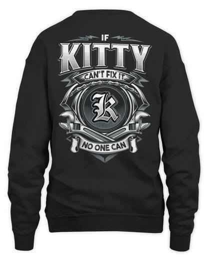 KITTY AP81-K4-626 - Personalized Ahmed Quote Apparel “If Ahmed Can't Fix It, No One Can” - Unisex Sweatshirt - Black
