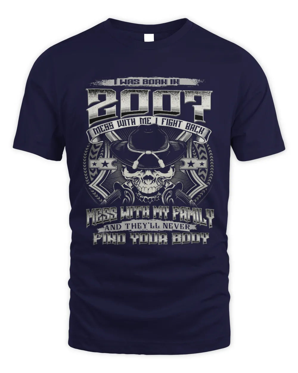 2007 HH89-K2 – Protective Family Quote T-Shirt - Unisex Standard T-Shirt - Navy