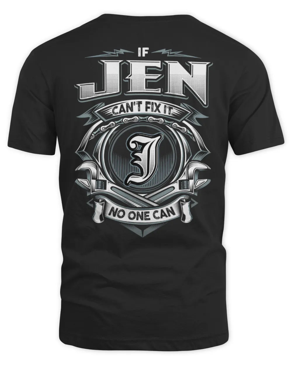 JEN AP81-K4-626 - Personalized Ahmed Quote Apparel “If Ahmed Can't Fix It, No One Can” - Unisex Standard T-Shirt - Black