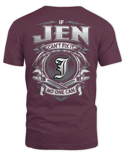 JEN AP81-K4-626 - Personalized Ahmed Quote Apparel “If Ahmed Can't Fix It, No One Can” - Unisex Standard T-Shirt - Maroon