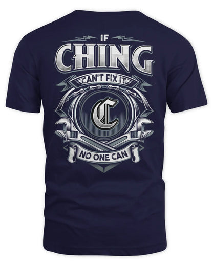 CHING AP81-K4-626 - Personalized Ahmed Quote Apparel “If Ahmed Can't Fix It, No One Can” - Unisex Standard T-Shirt - Navy