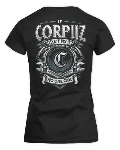 CORPUZ AP81-K4-626 - Personalized Ahmed Quote Apparel “If Ahmed Can't Fix It, No One Can” - Women's Standard T-Shirt - Black