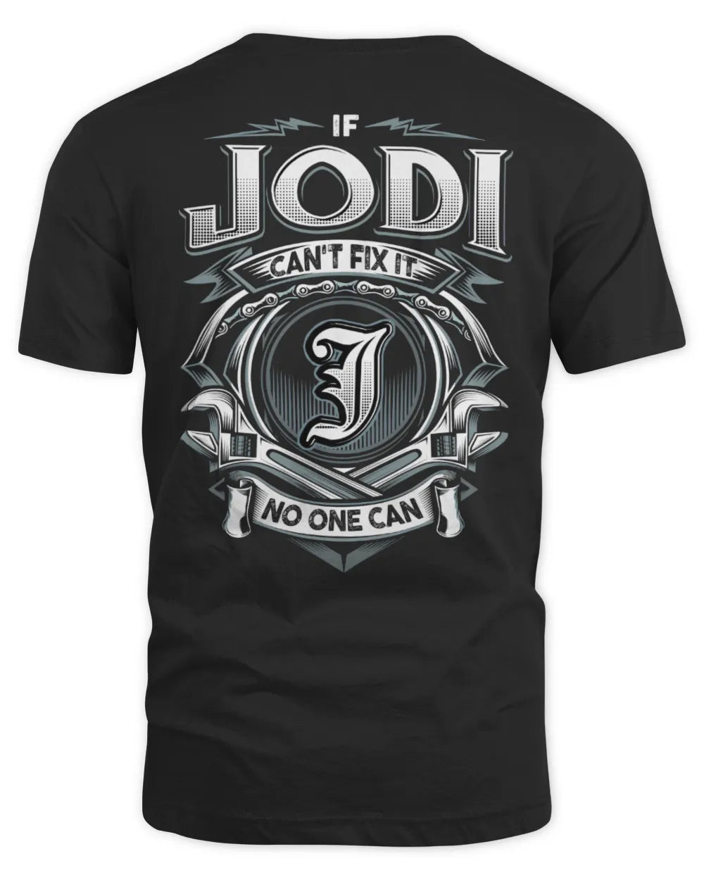 JODI AP81-K4-626 - Personalized Ahmed Quote Apparel “If Ahmed Can't Fix It, No One Can” - Unisex Standard T-Shirt - Black