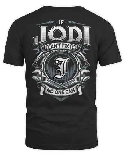 JODI AP81-K4-626 - Personalized Ahmed Quote Apparel “If Ahmed Can't Fix It, No One Can” - Unisex Standard T-Shirt - Black