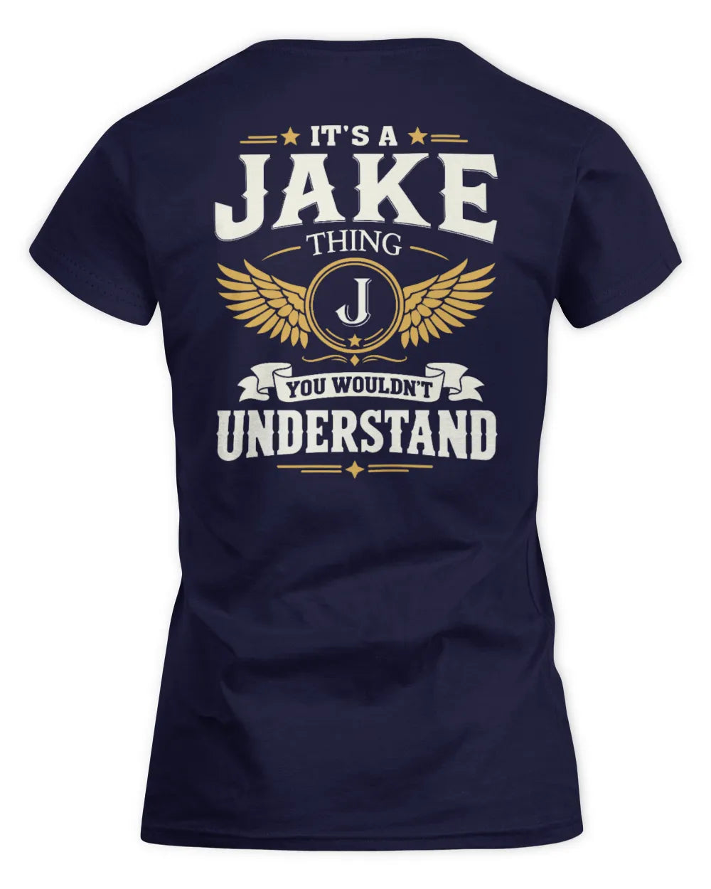 JAKE KT06-M008 It’s a [NAME] Thing – You Wouldn’t Understand | Personalized Vintage T-Shirt - Women's Standard T-Shirt - Navy