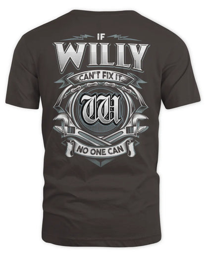 WILLY AP81-K4-626 - Personalized Ahmed Quote Apparel “If Ahmed Can't Fix It, No One Can” - Unisex Standard T-Shirt - Dark Chocolate