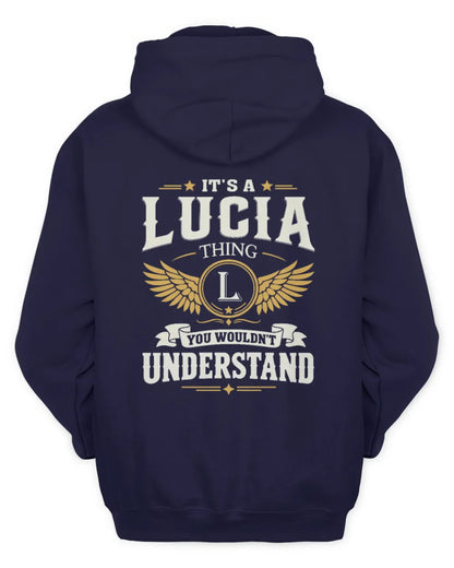 LUCIA KT06-M008 It’s a [NAME] Thing – You Wouldn’t Understand | Personalized Vintage T-Shirt - Unisex Hoodie - Navy