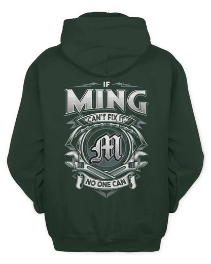 MING AP81-K4-626 - Personalized Ahmed Quote Apparel “If Ahmed Can't Fix It, No One Can” - Unisex Hoodie - Forest Green