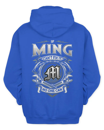 MING AP81-K4-626 - Personalized Ahmed Quote Apparel “If Ahmed Can't Fix It, No One Can” - Unisex Hoodie - Royal