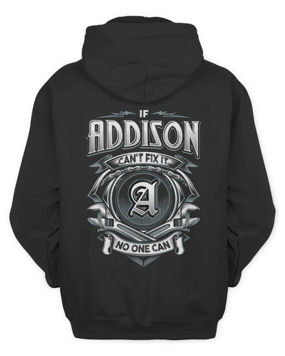 ADDISON AP81-K4-626 - Personalized Ahmed Quote Apparel “If Ahmed Can't Fix It, No One Can” - Unisex Hoodie - Black