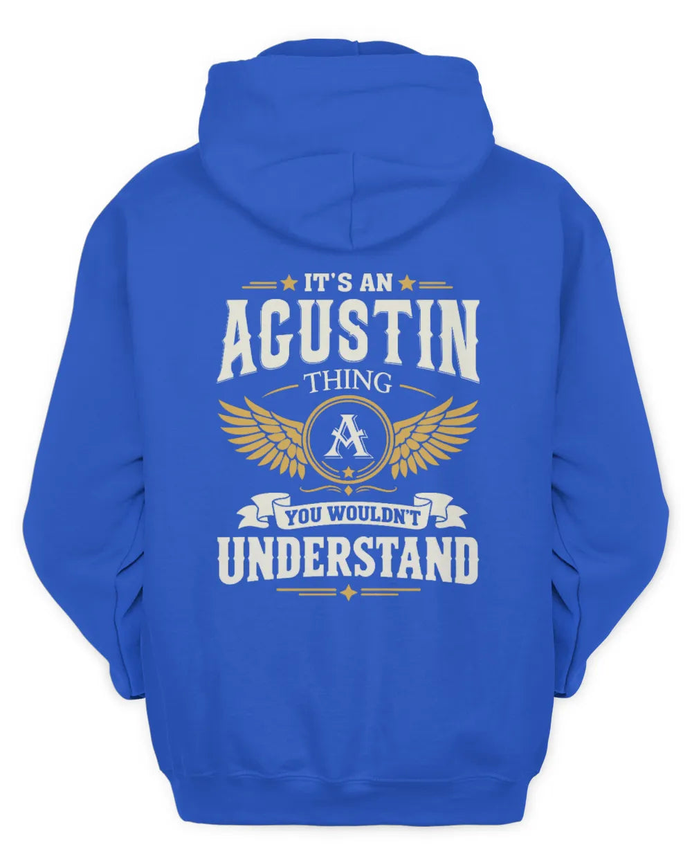 AGUSTIN KT06-M008 It’s a [NAME] Thing – You Wouldn’t Understand | Personalized Vintage T-Shirt - Unisex Hoodie - Royal