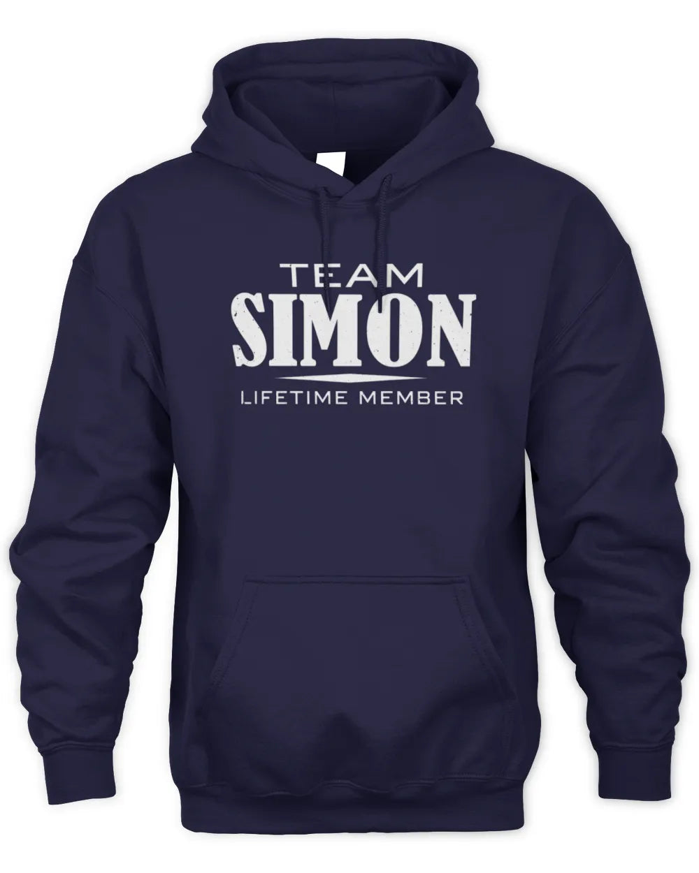 SIMON BL62-K4-128 - Personalized “Team NAME Lifetime Member” - Unisex Hoodie - Navy