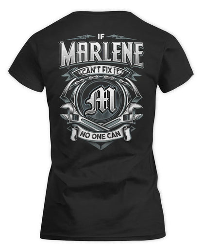 MARLENE AP81-K4-626 - Personalized Ahmed Quote Apparel “If Ahmed Can't Fix It, No One Can” - Women's Standard T-Shirt - Black