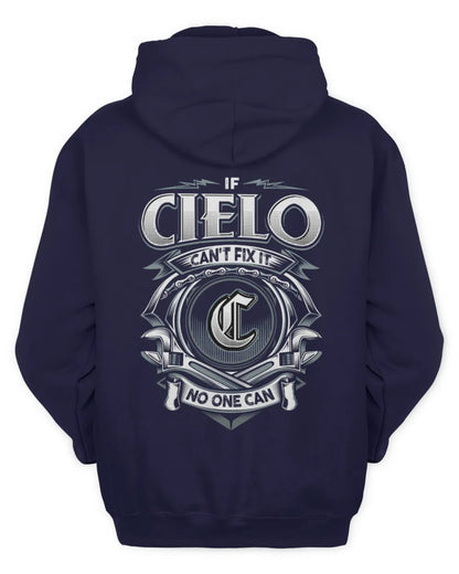 CIELO AP81-K4-626 - Personalized Ahmed Quote Apparel “If Ahmed Can't Fix It, No One Can” - Unisex Hoodie - Navy