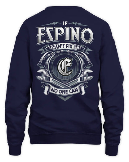 ESPINO AP81-K4-626 - Personalized Ahmed Quote Apparel “If Ahmed Can't Fix It, No One Can” - Unisex Sweatshirt - Navy