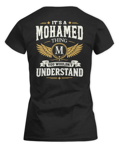 MOHAMED KT06-M008 It’s a [NAME] Thing – You Wouldn’t Understand | Personalized Vintage T-Shirt - Women's Standard T-Shirt - Black