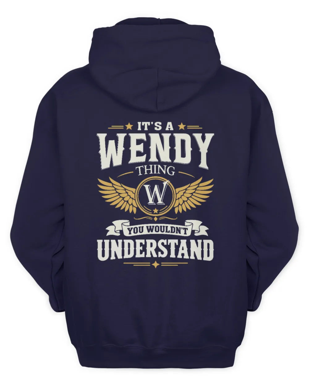 WENDY KT06-M008 It’s a [NAME] Thing – You Wouldn’t Understand | Personalized Vintage T-Shirt - Unisex Hoodie - Navy