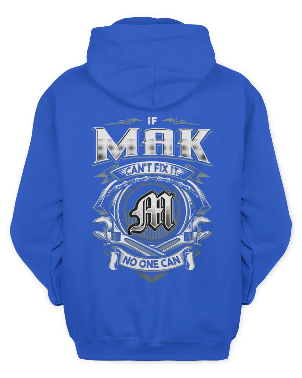 MAK AP81-K4-626 - Personalized Ahmed Quote Apparel “If Ahmed Can't Fix It, No One Can” - Unisex Hoodie - Royal
