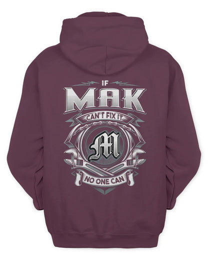 MAK AP81-K4-626 - Personalized Ahmed Quote Apparel “If Ahmed Can't Fix It, No One Can” - Unisex Hoodie - Maroon