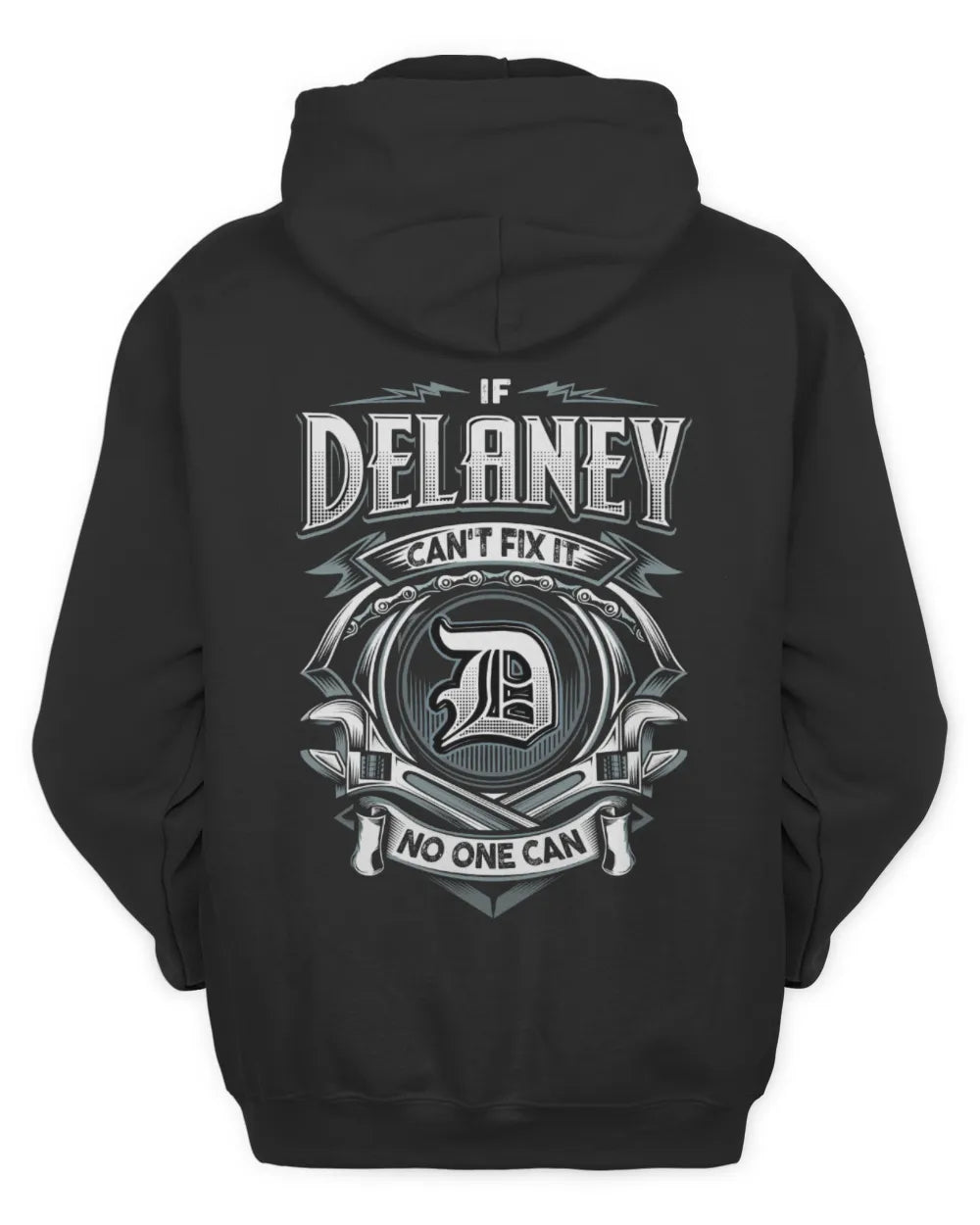 DELANEY AP81-K4-626 - Personalized Ahmed Quote Apparel “If Ahmed Can't Fix It, No One Can” - Unisex Hoodie - Black