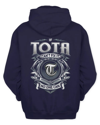 TOTA AP81-K4-626 - Personalized Ahmed Quote Apparel “If Ahmed Can't Fix It, No One Can” - Unisex Hoodie - Navy