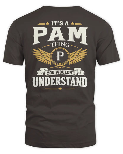 PAM KT06-M008 It’s a [NAME] Thing – You Wouldn’t Understand | Personalized Vintage T-Shirt - Unisex Standard T-Shirt - Dark Chocolate