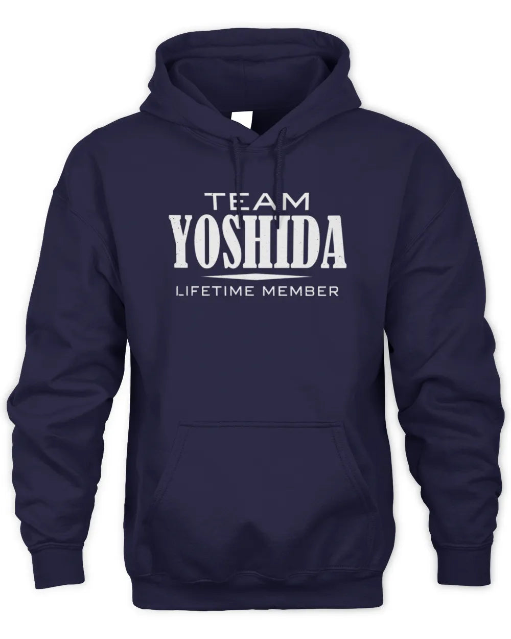 YOSHIDA BL62-K4-128 - Personalized “Team NAME Lifetime Member” - Unisex Hoodie - Navy
