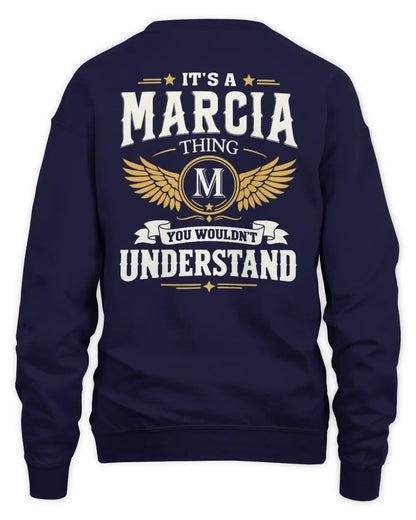 MARCIA KT06-M008 It’s a [NAME] Thing – You Wouldn’t Understand | Personalized Vintage T-Shirt - Unisex Sweatshirt - Navy