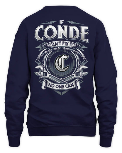 CONDE AP81-K4-626 - Personalized Ahmed Quote Apparel “If Ahmed Can't Fix It, No One Can” - Unisex Sweatshirt - Navy