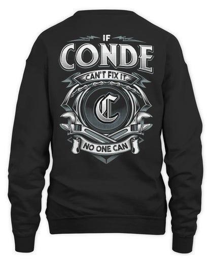 CONDE AP81-K4-626 - Personalized Ahmed Quote Apparel “If Ahmed Can't Fix It, No One Can” - Unisex Sweatshirt - Black